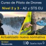 CURSO DE PILOTO DE DRONES A2 + STS - NIVELES 2 Y 3