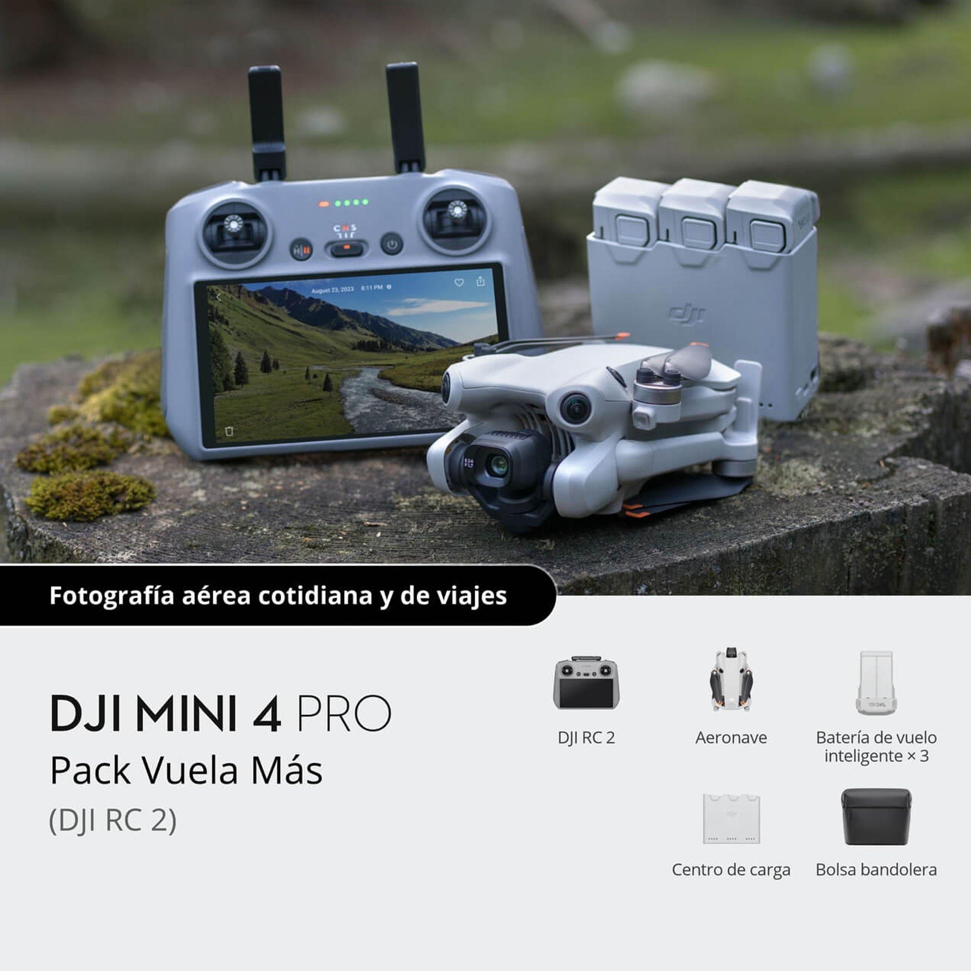 DJI MINI 4 PRO (DJI RC 2) Pack Vuela Más