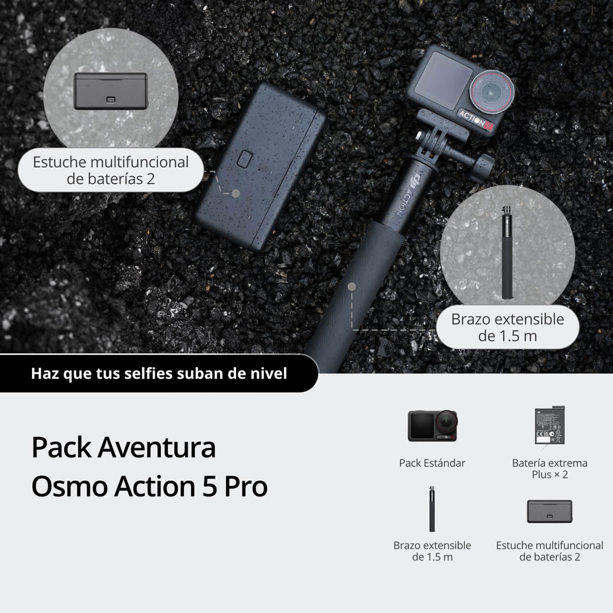 Comprar DJI Osmo Action 5 Pro Pack Aventura