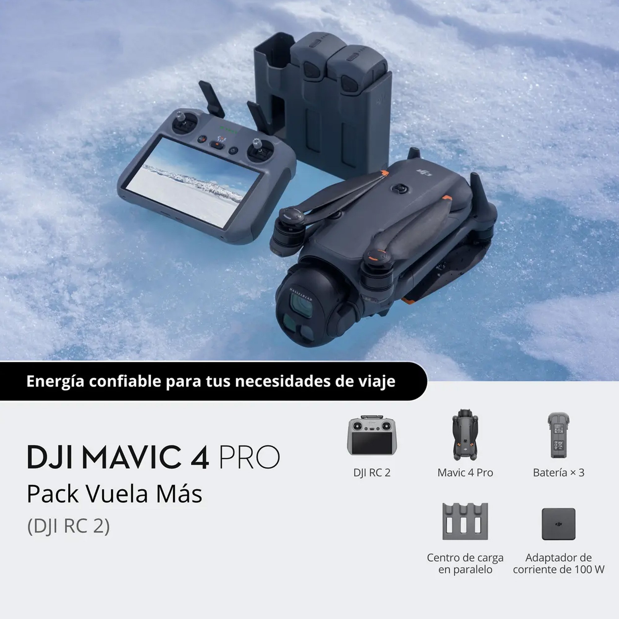 Drone Prix S.LDJI Mavic 4 Pro Pack Vuela Más DJI RC 2