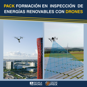 Pack Formación en Inspección de Energías Renovables con Drones