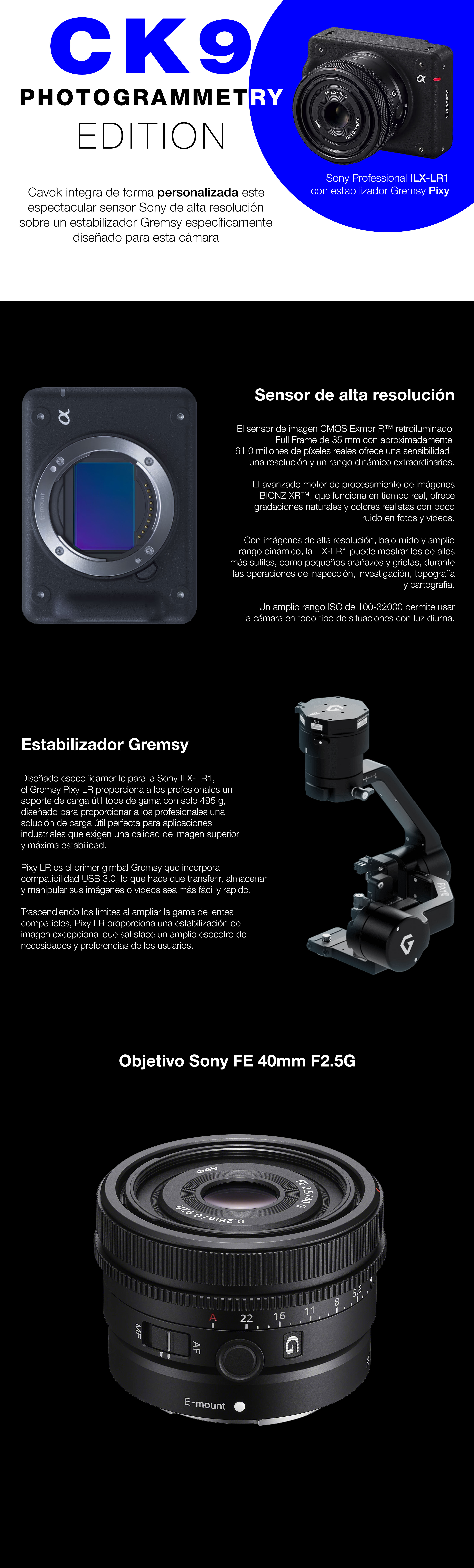 Drone C5 y C6 para fotogrametría