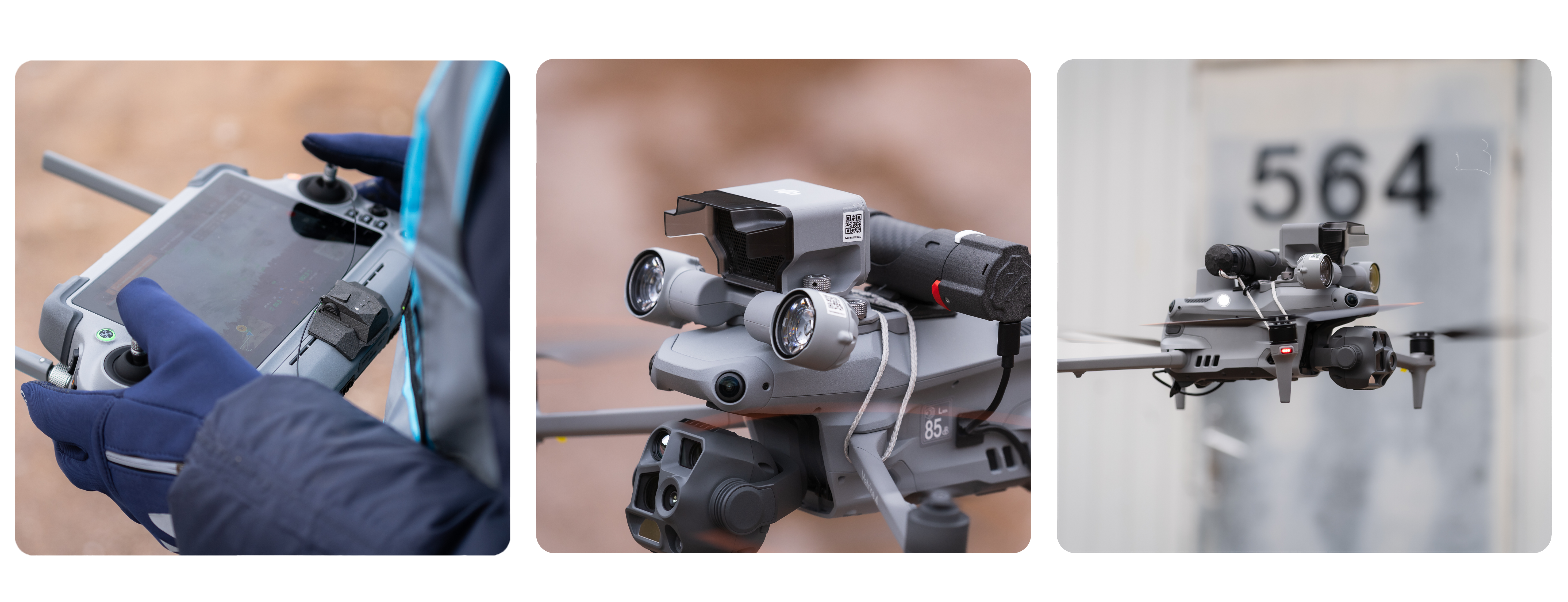 Paracaídas para drones
