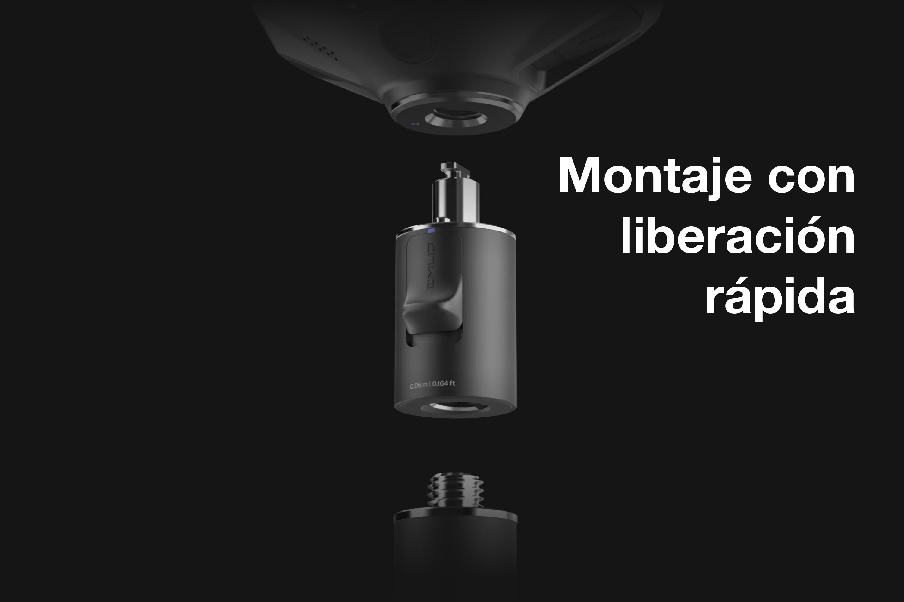 Montaje con liberación rápida