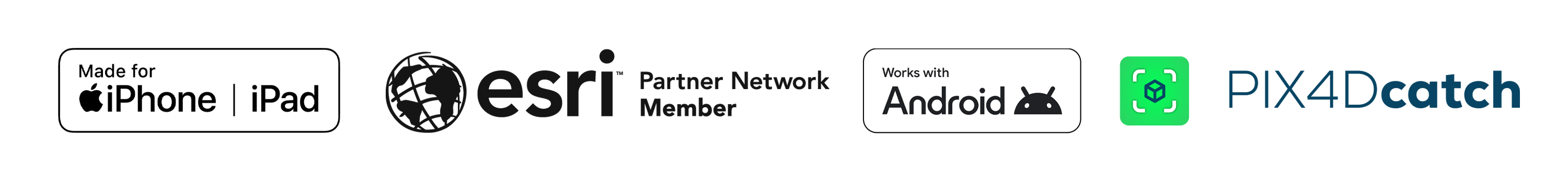 Compatible con Apple, esri, android y Pix4Dcatch