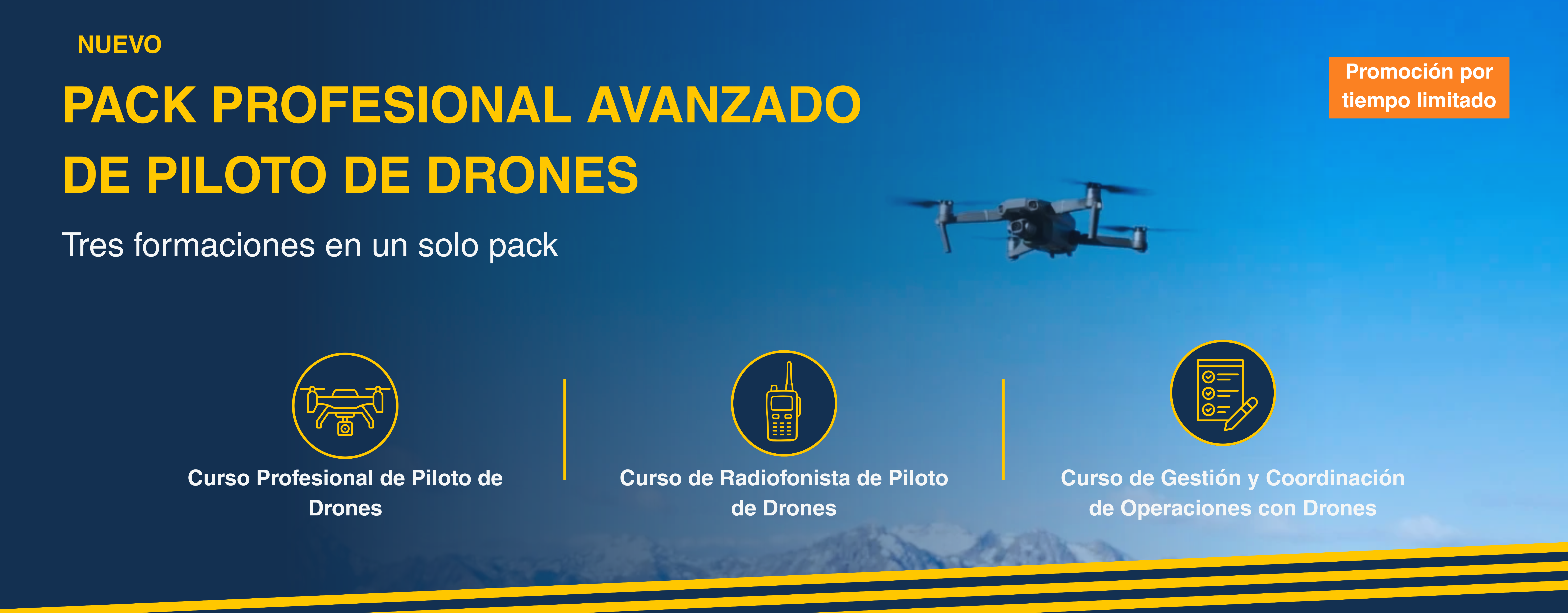 Pack Profesional Avanzado de Piloto de Drones